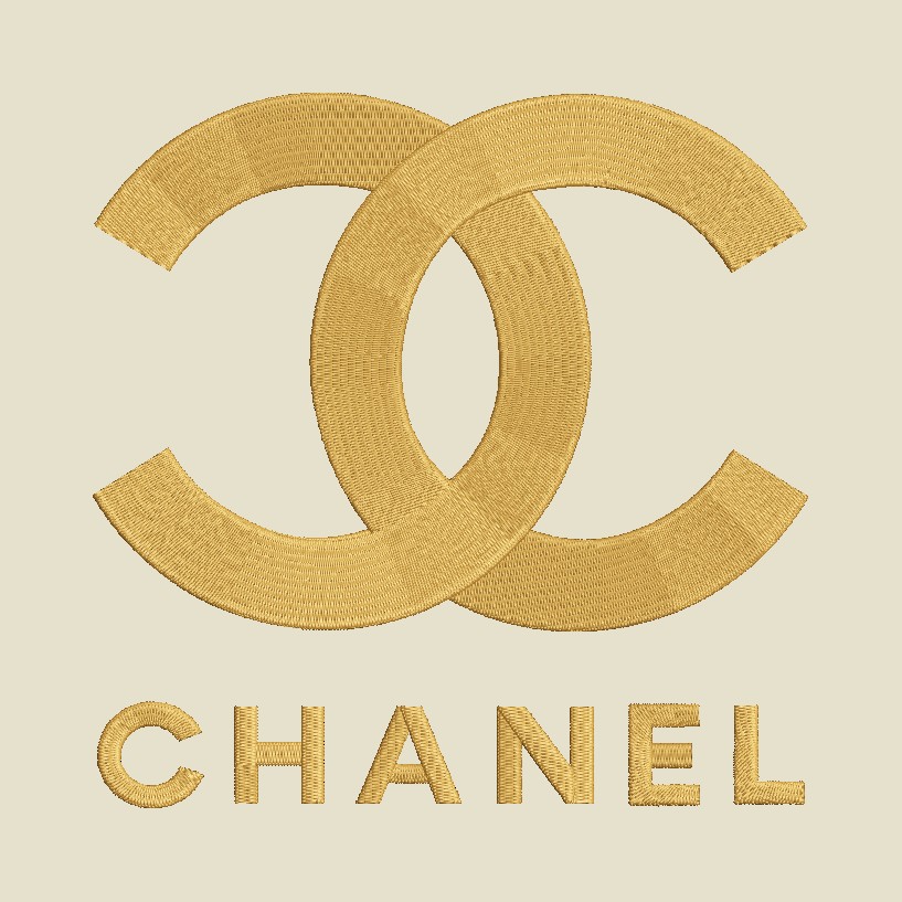 Chanel Logo Embroidered ADULT Hoodie / Crewneck Sweatshirt Unisex GOLD Font