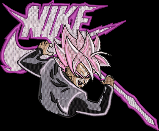 Nike Goku Black Embroidered TODDLER Unisex Crewneck Sweatshirt Super Saiyan Rose Dragon Ball