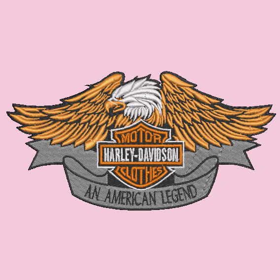 Harley Davidson Sweatshirt TODDLER Embroidered Crewneck Biker Eagle Motorcycle