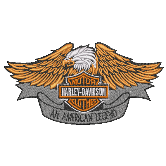 Harley Davidson Embroidered ADULT Hoodie / Crewneck Sweatshirt Unisex Eagle Biker Motorcycle