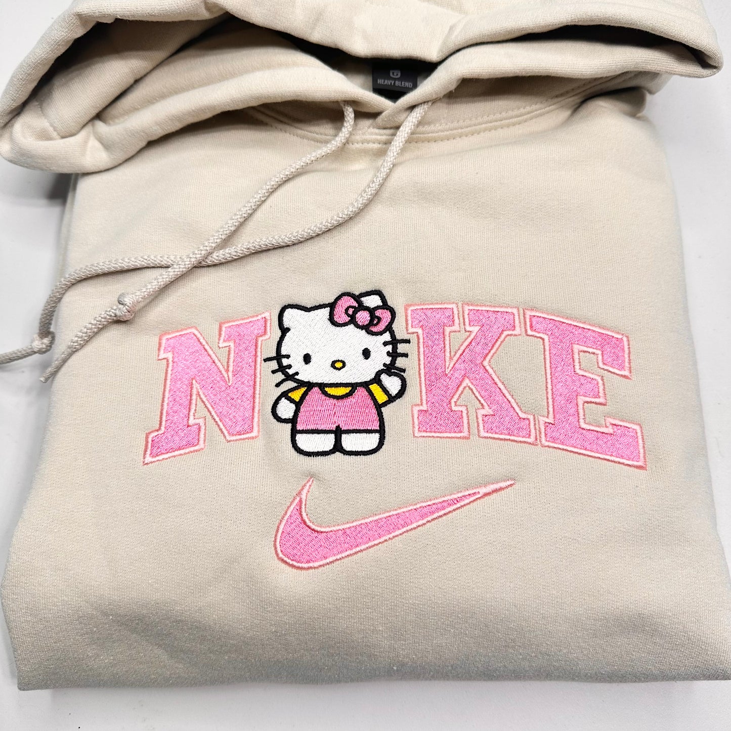 Nike Hello Kitty Sweatshirt Embroidered ADULT Hoodie / Crewneck Unisex Cat Animal Cartoon Lover Cozy Gift