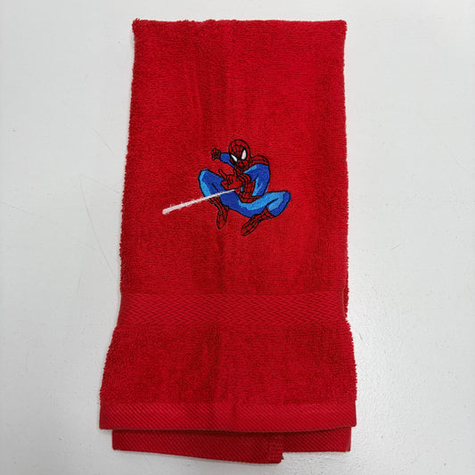 Spiderman Towels Embroidered Hand Towel Bathroom Home Decor