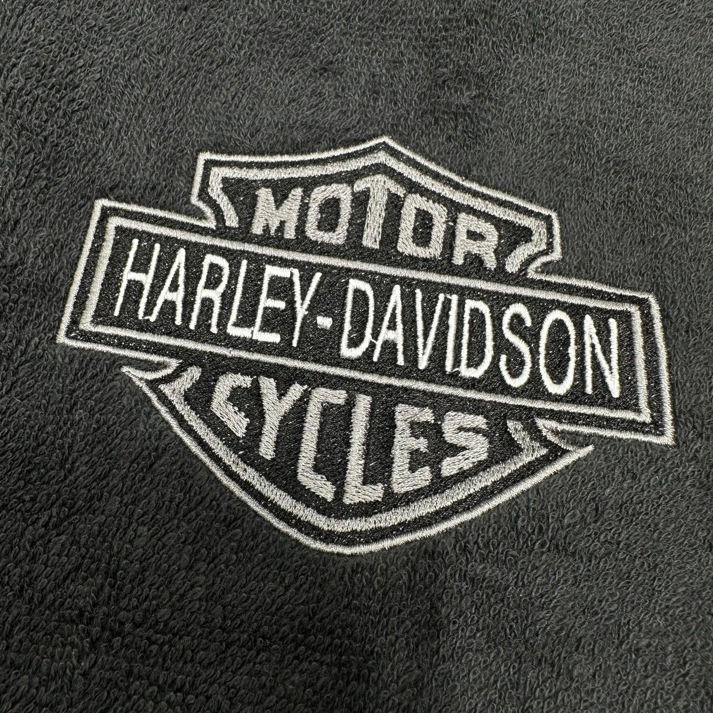 Harley Davidson Towels Embroidered Hand Towel Set Pink Black Bathroom Home Biker Decor