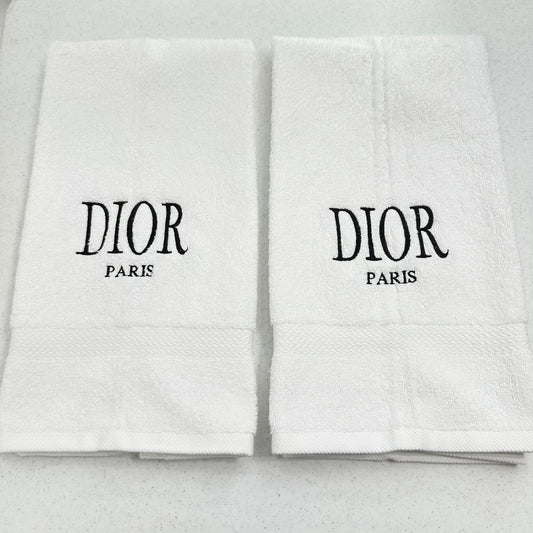 Dior Style Towels Embroidered Hand Towel Bathroom Home Decor COLORS