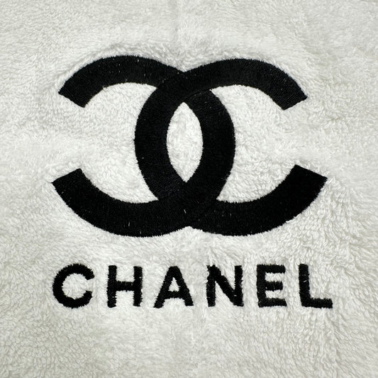Chanel Style Towels Embroidered Hand Towel COLORS Bathroom Home Decor