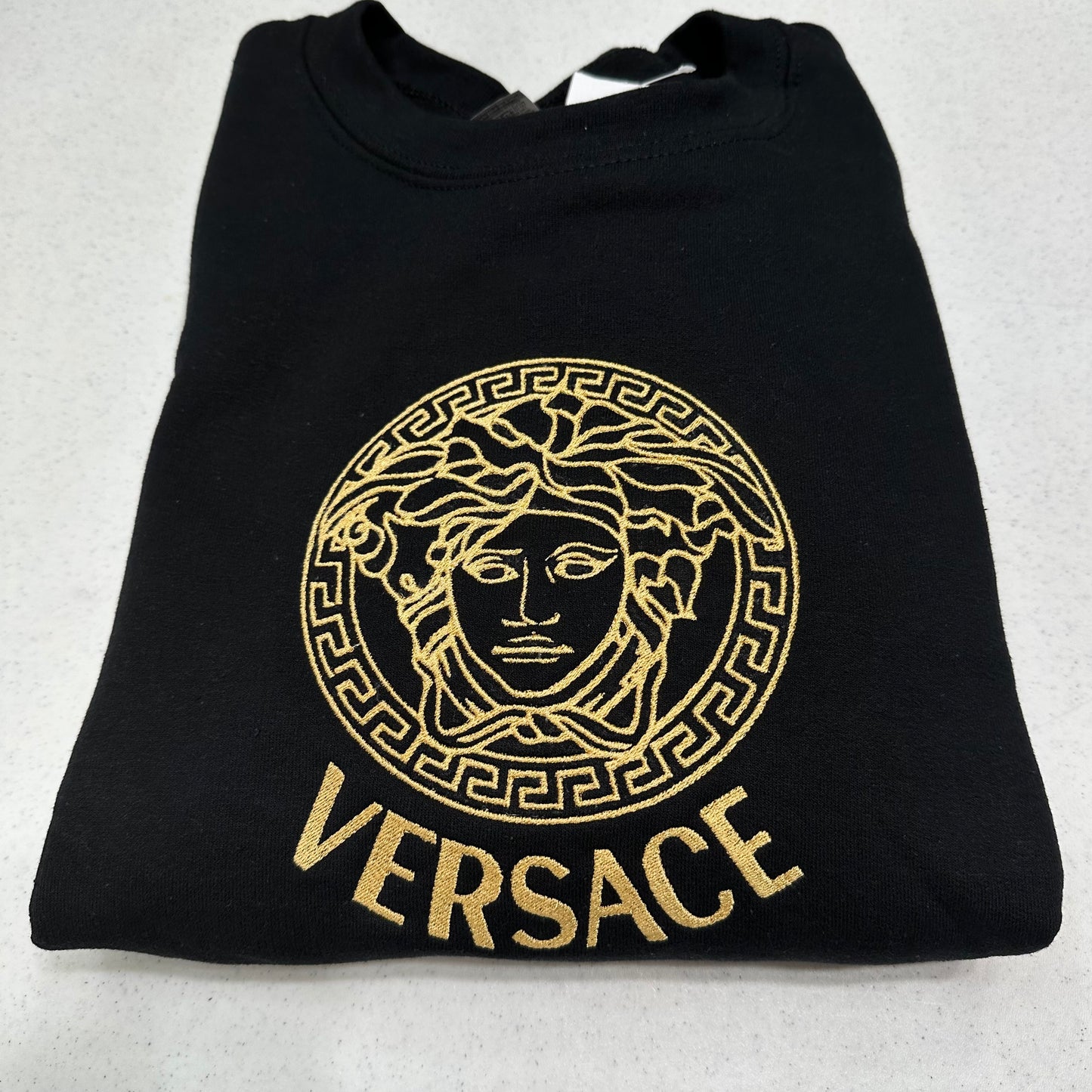 Versace Logo Embroidered ADULT Unisex Crewneck Sweatshirt