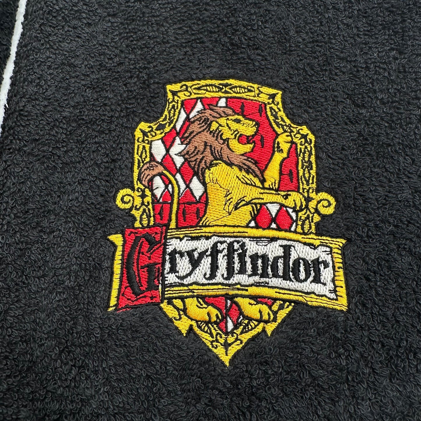 Harry Potter Hand Towel Set Embroidered Gryffindor Hufflepuff Ravenclaw Slytherin Hogwarts Wizard Witch Decor