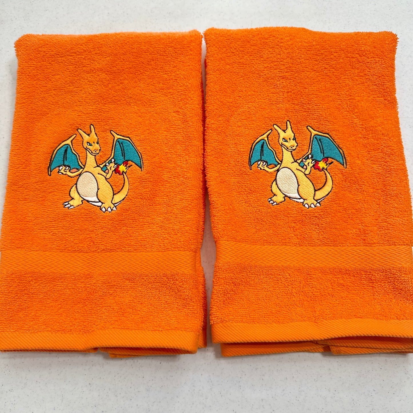 Pokemon Towels Embroidered Hand Towel Set Bathroom Decor