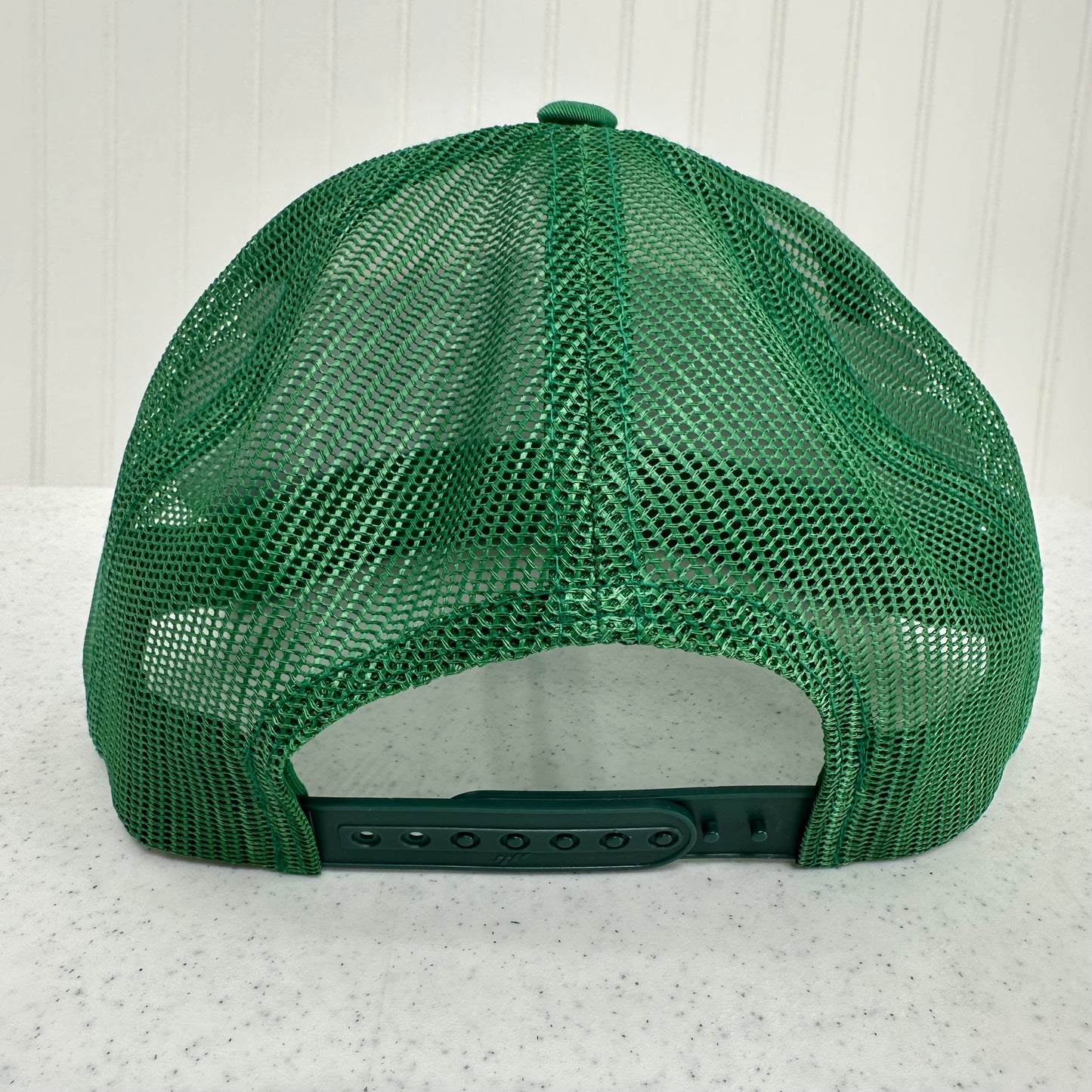 YP Classics John Deere Trucker Hat Embroidered Patch Green White Unisex