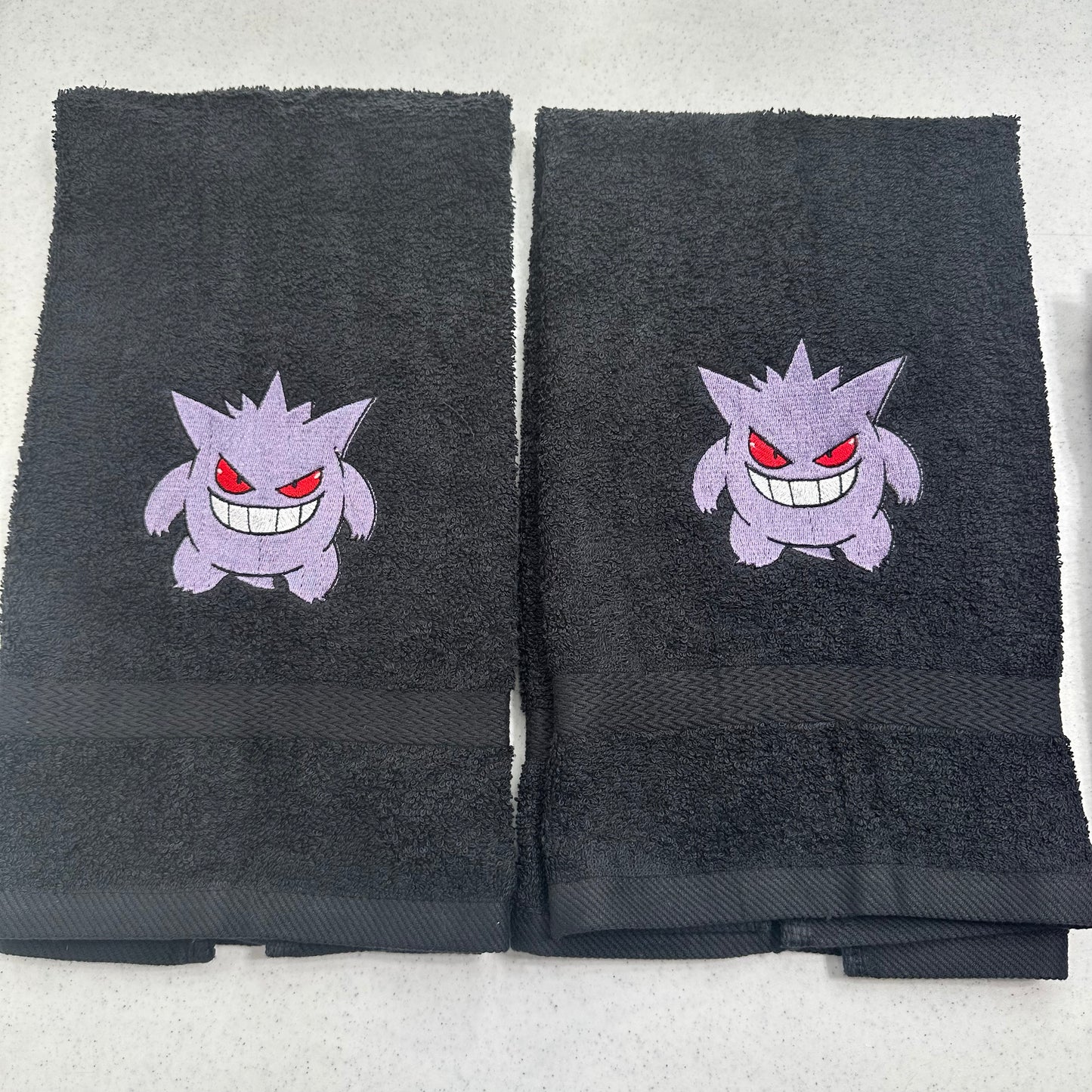 Pokemon Towels Embroidered Hand Towel Set Bathroom Decor
