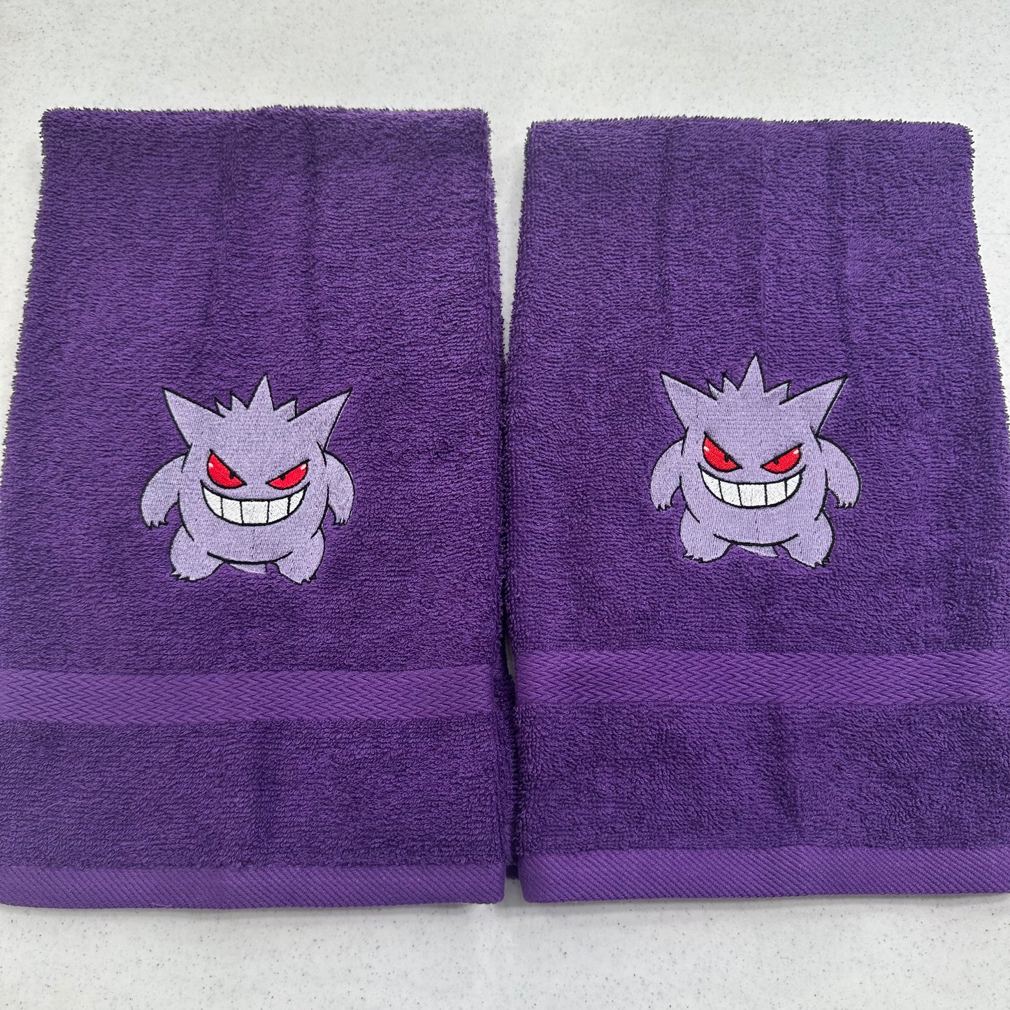Pokemon Towels Embroidered Hand Towel Set Bathroom Decor