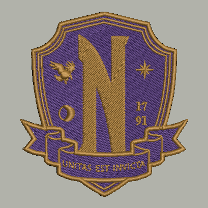 Wednesday Nevermore Towels Embroidered Hand Towel Bathroom Home Decor Addams Family Goth Witch Magic Halloween