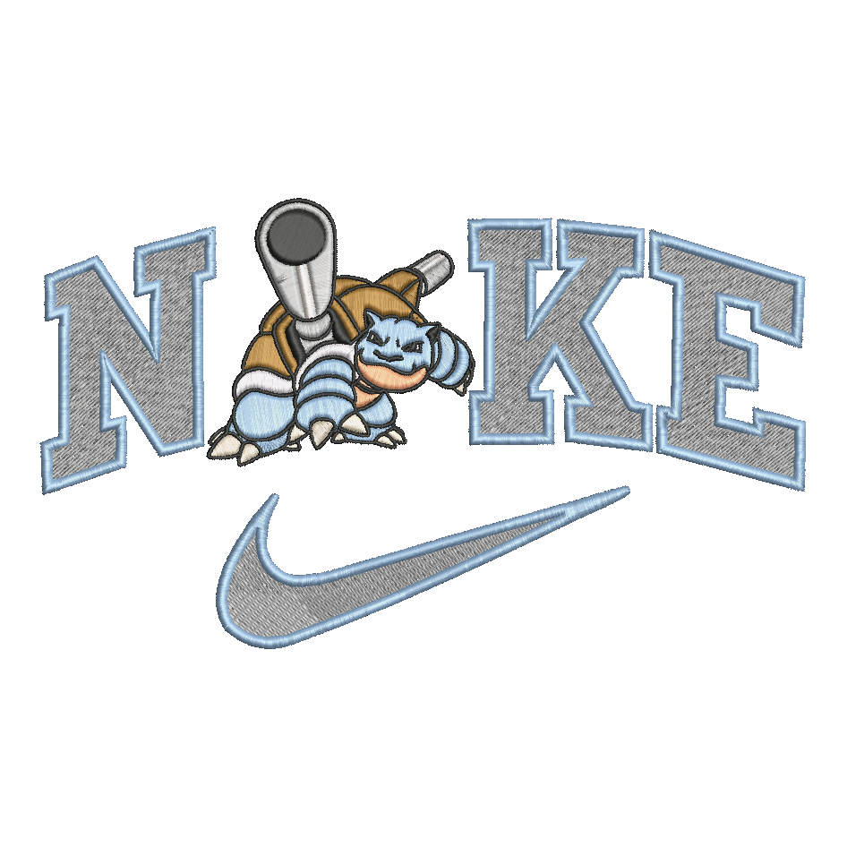 Nike Pokemon Blastoise Embroidered Adult Unisex Crewneck Sweatshirt