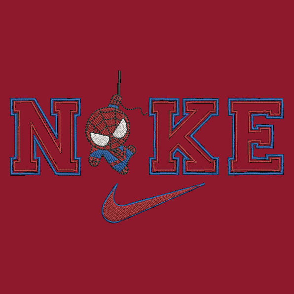 Nike Chibi Spiderman Embroidered Adult Unisex Crewneck Sweatshirt Marvel