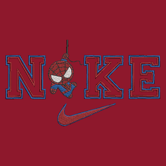 Nike Chibi Spiderman Embroidered YOUTH Hoodie / Crewneck Sweatshirt Kids Boy Girl Unisex Marvel Comics