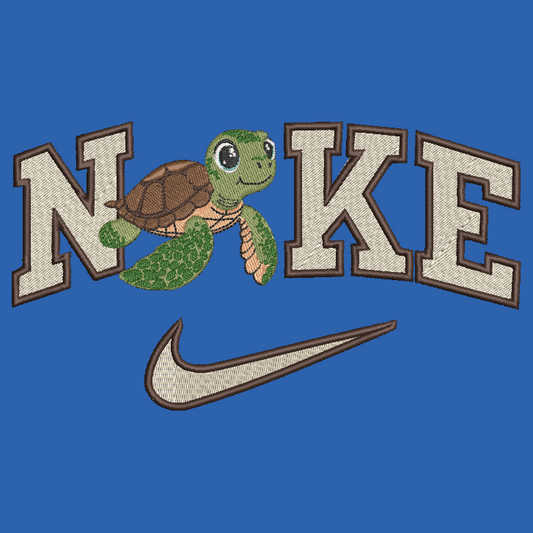 Nike Turtle Embroidered TODDLER Crewneck Sweatshirt Cute Animal Lover Gift
