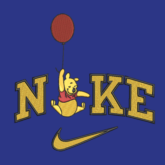 Nike Winnie The Pooh Embroidered TODDLER Unisex Crewneck Sweatshirt Balloon Gold