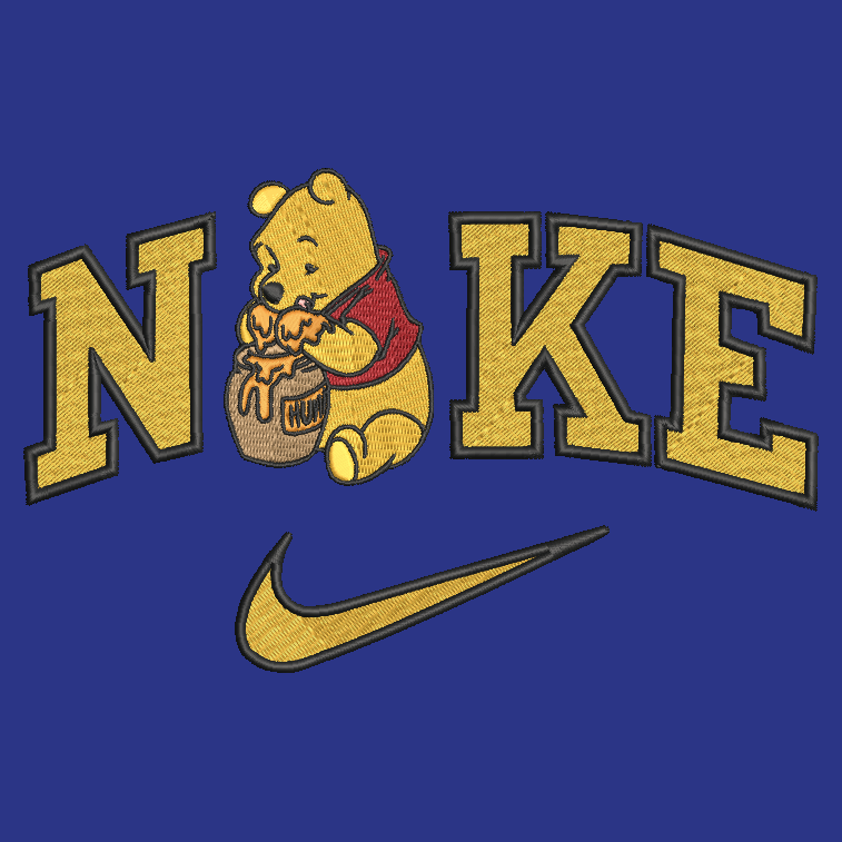 Nike Winnie The Pooh Embroidered TODDLER Unisex Crewneck Sweatshirt Honey Pot