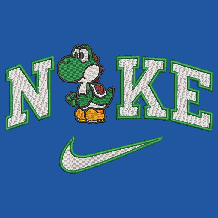 Nike Mario Bros Yoshi Embroidered TODDLER Crewneck Sweatshirt Video Game