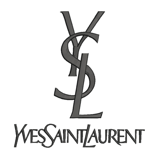 YSL Yves Saint Laurent Logo Embroidered ADULT Hoodie / Crewneck Sweatshirt Unisex