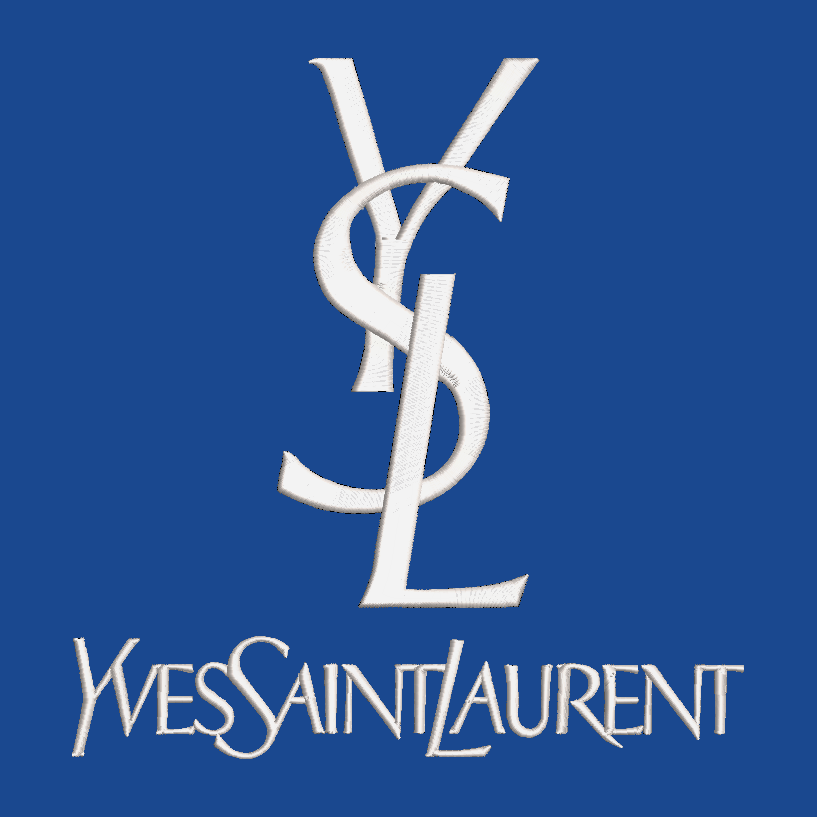 YSL Yves Saint Laurent Logo Embroidered ADULT Hoodie / Crewneck Sweatshirt Unisex