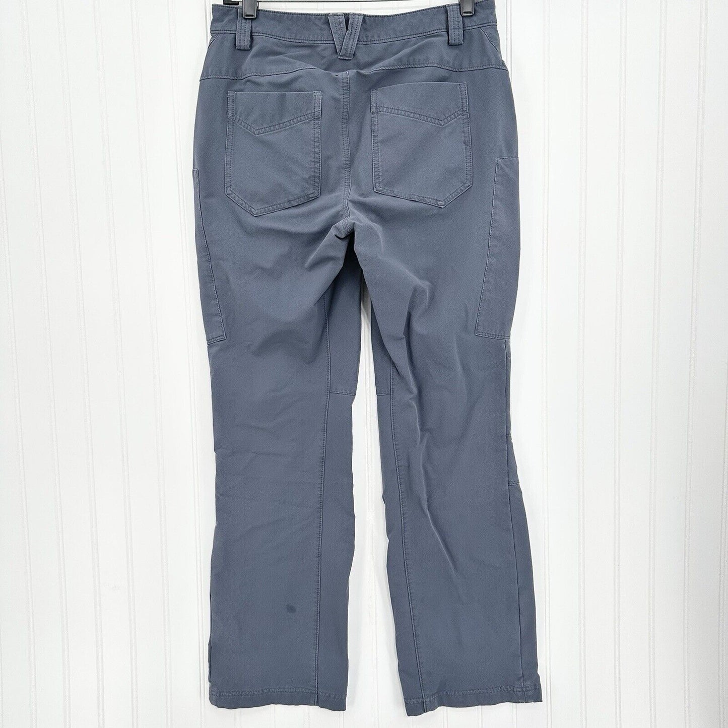 Duluth Trading Pants Womens 8 Flexpedition Bootcut Gray Hiking Gorpcore *Flaws