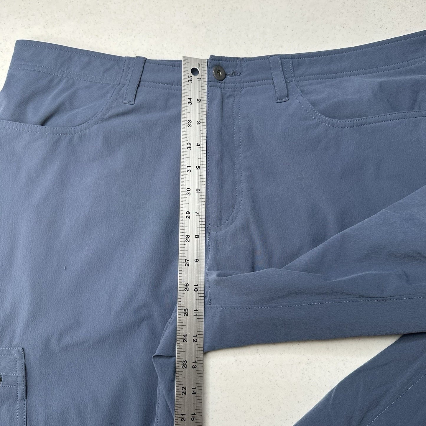 Mountain Hardwear Pants Mens 34x32 (Measures 38x32) Yumalino Blue Lined Outdoor