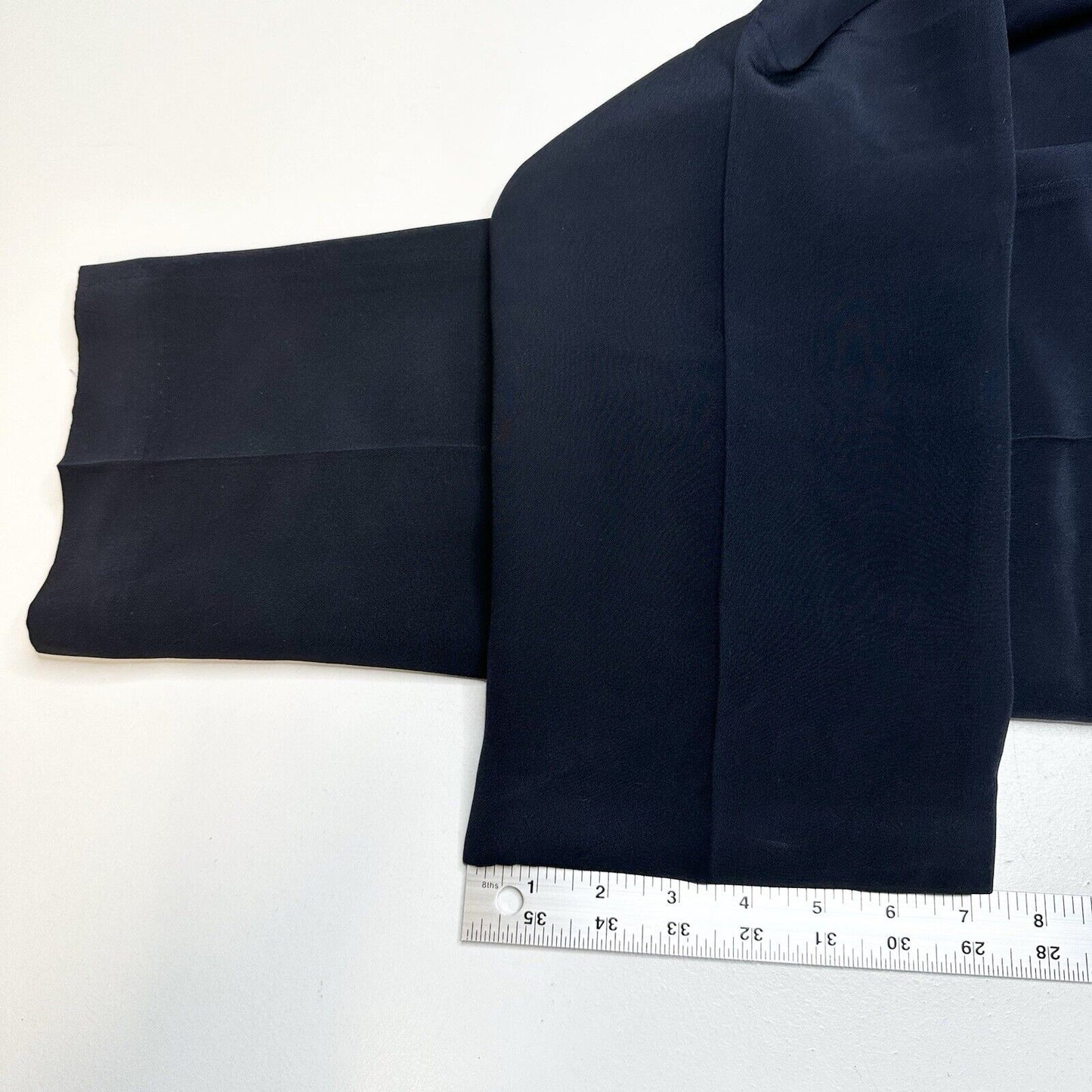 Vintage Silk Pants Womens 10 Navy Blue Design By Pat Argenti Contemporary