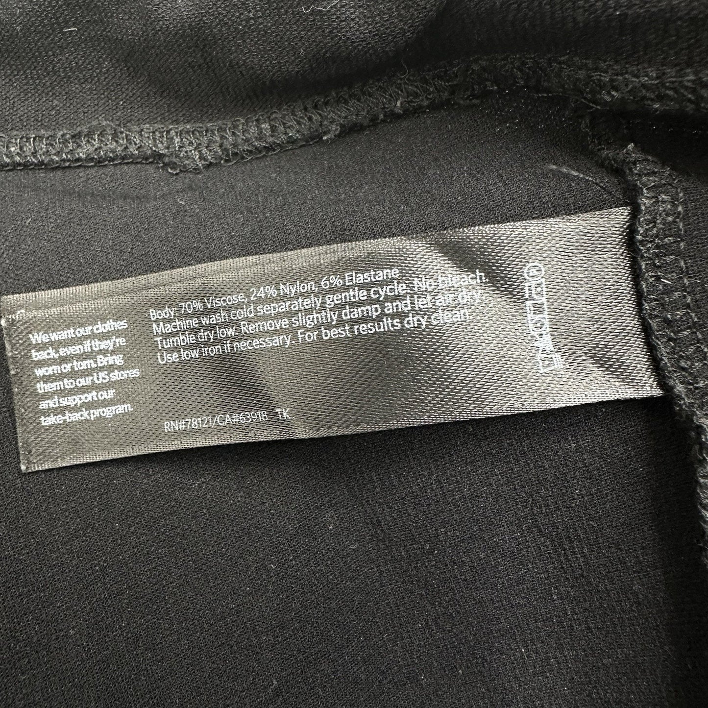 Eileen Fisher Pants XL Washable Crepe Slim Leg Black Minimalist Contemporary