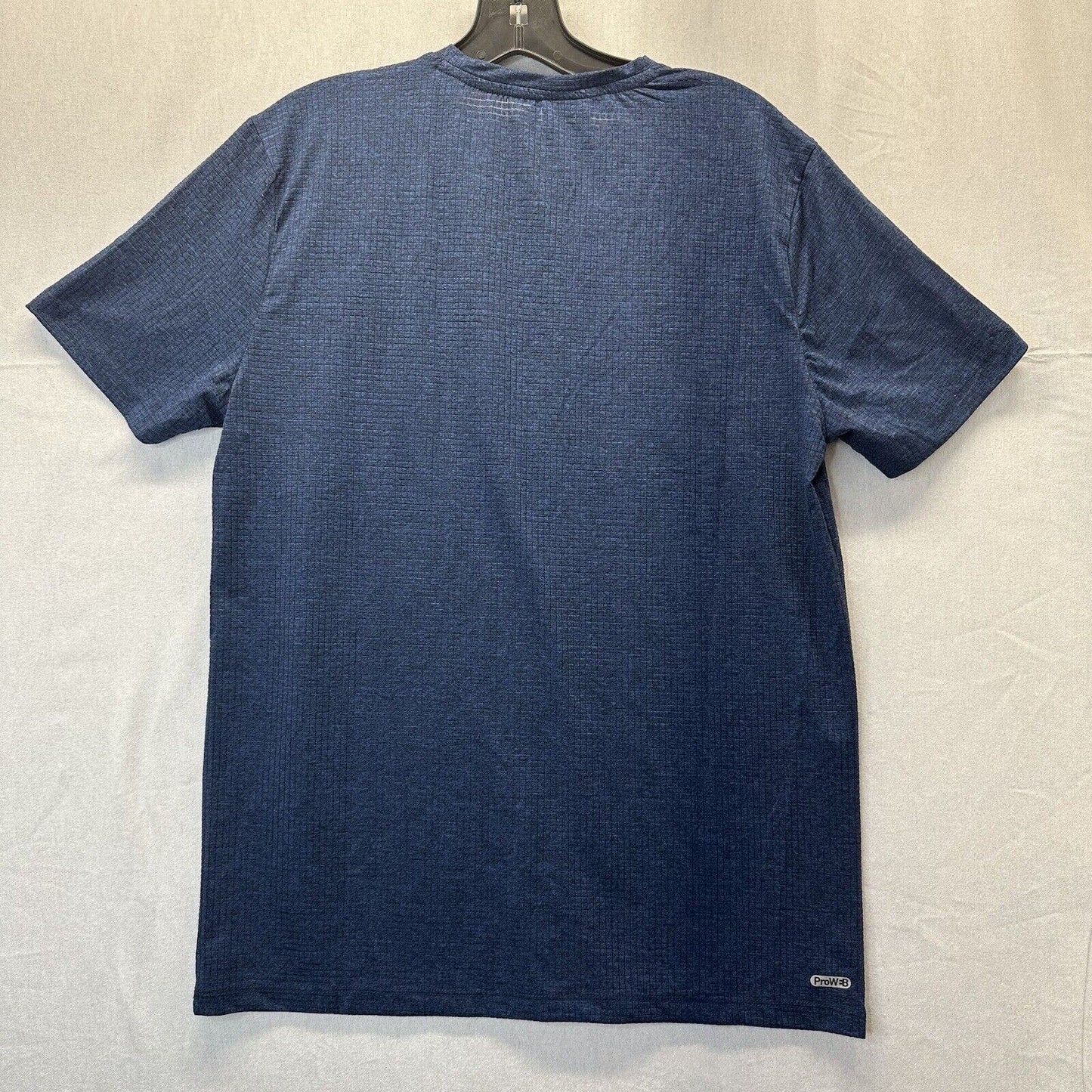 Spyder Active Shirt Mens Medium Blue Mesh Stretch Running Workout Lightweight