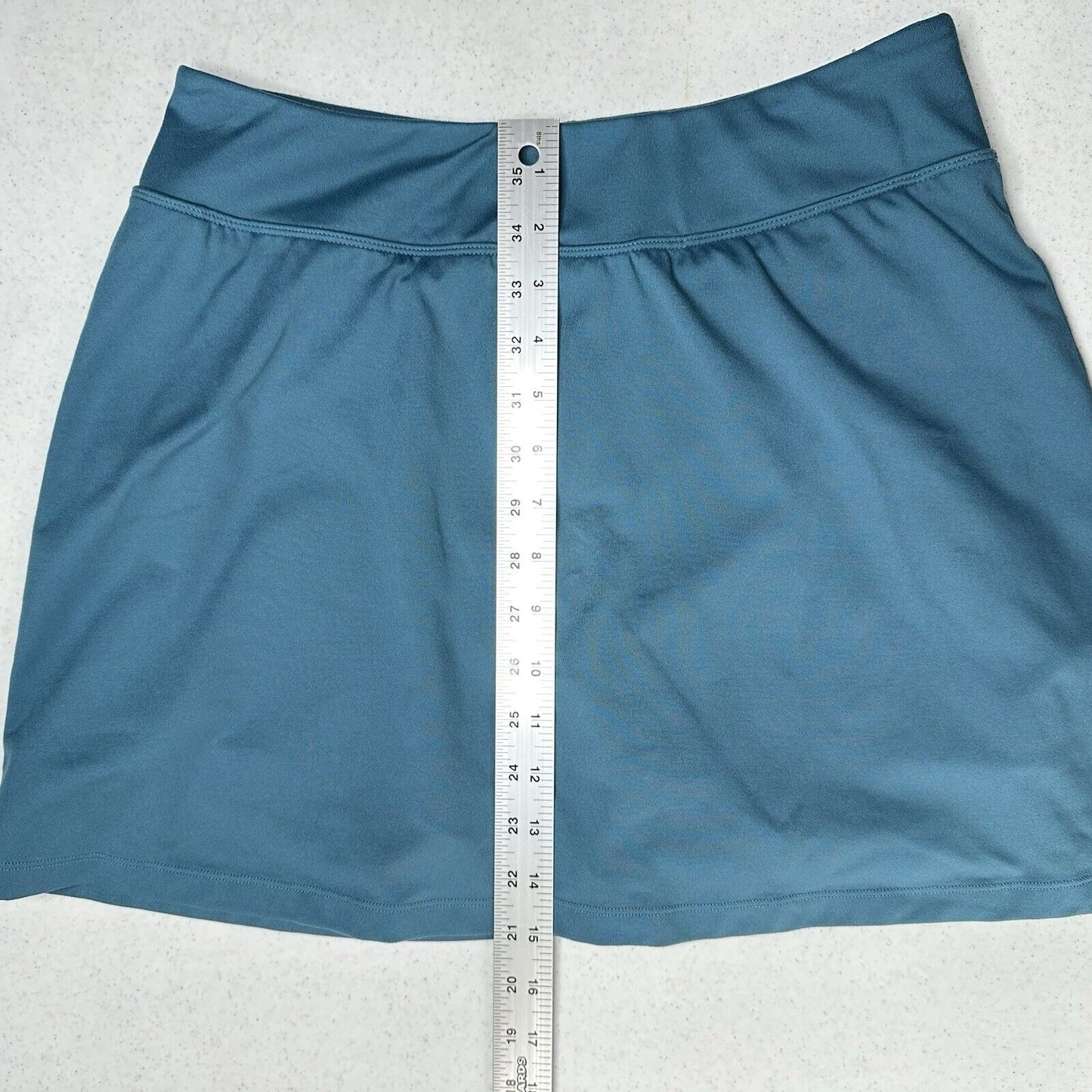 Title Nine Skort Womens Medium Original Dream Buttah Teal Blue Skirt/Shorts EUC
