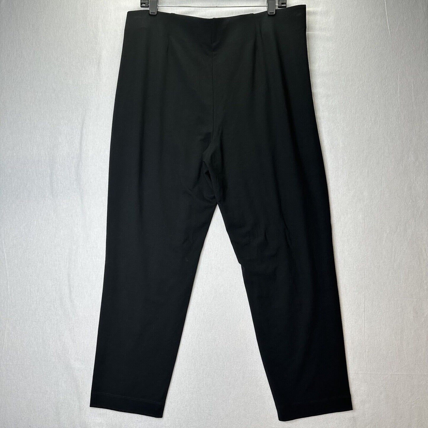 J Jill Pants Womens Large 16 Wearever Slim Ankle Black Forward Seam Stretch NEW