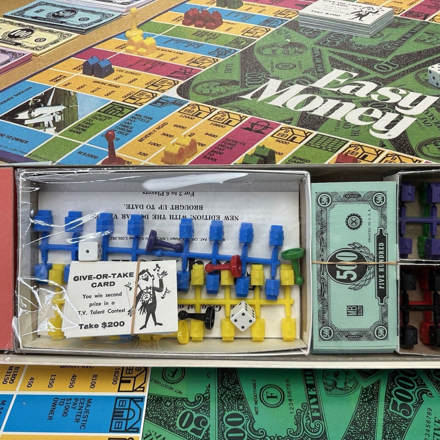 1974 Milton Bradley Easy Money Board Game Brand New
