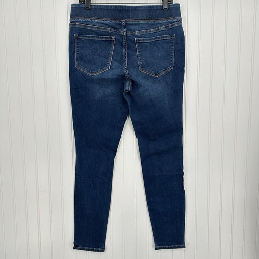 Old Navy Jeans Womens 12 Rockstar Super Skinny Jegging Blue Denim Distressed NEW