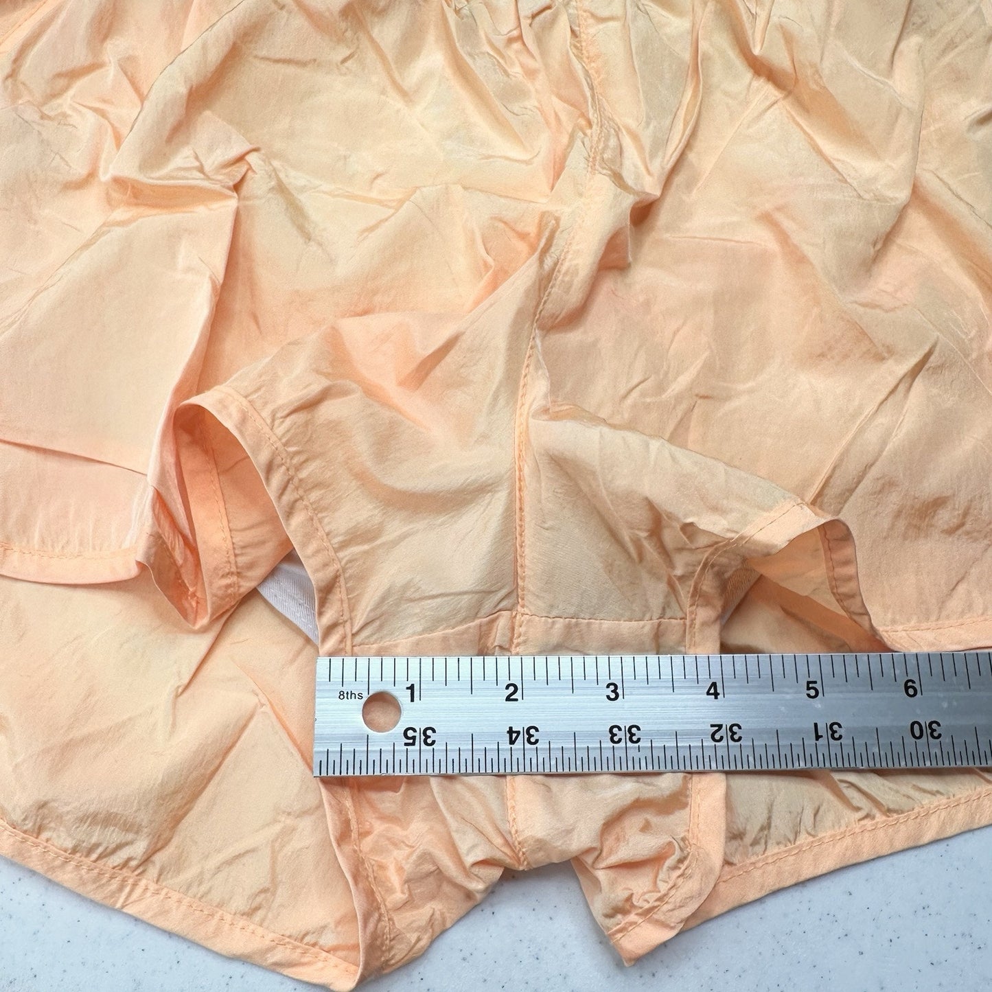 Free People Movement Shorts Womens Large The Way Home Short Orange Lined Running