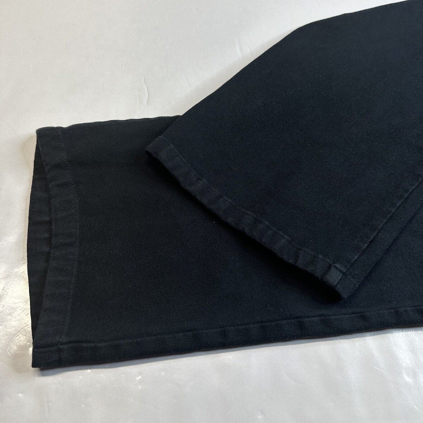 Chicos Jeans 3 Short Womens 16 Straight Crop Black Stretch Denim Comfort