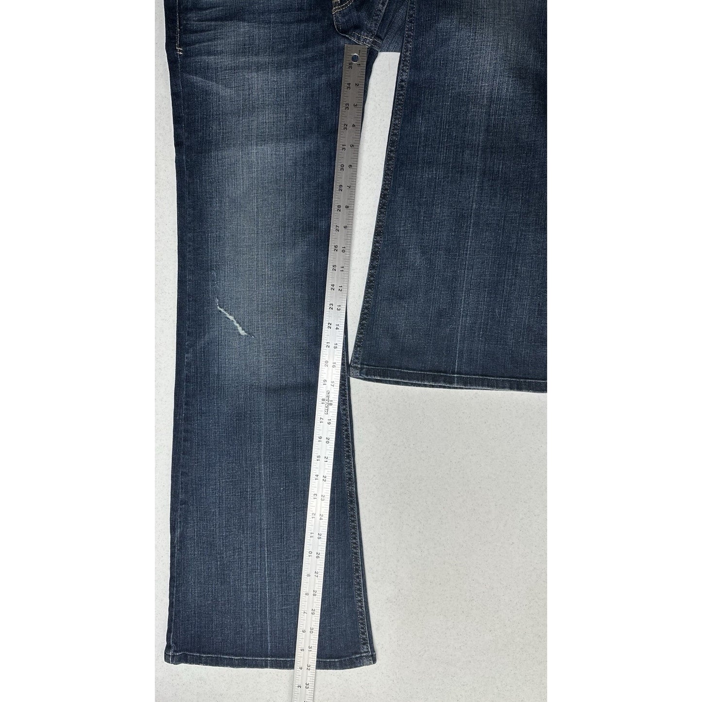 American Eagle Jeans Womens 10 Hipster Flare Denim Festival Western NEW *Defect