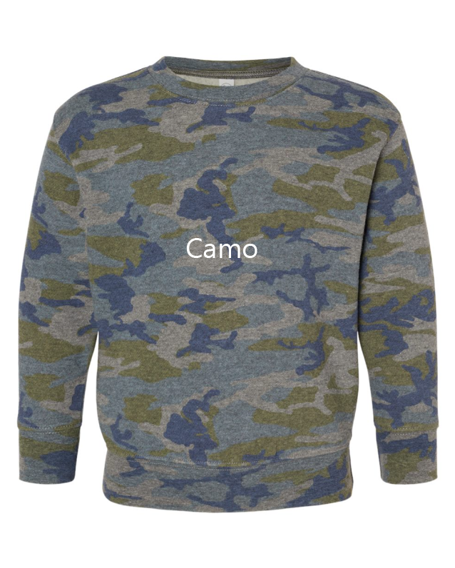 Bluey Embroidered TODDLER Unisex Crewneck Sweatshirt Dog Cartoon