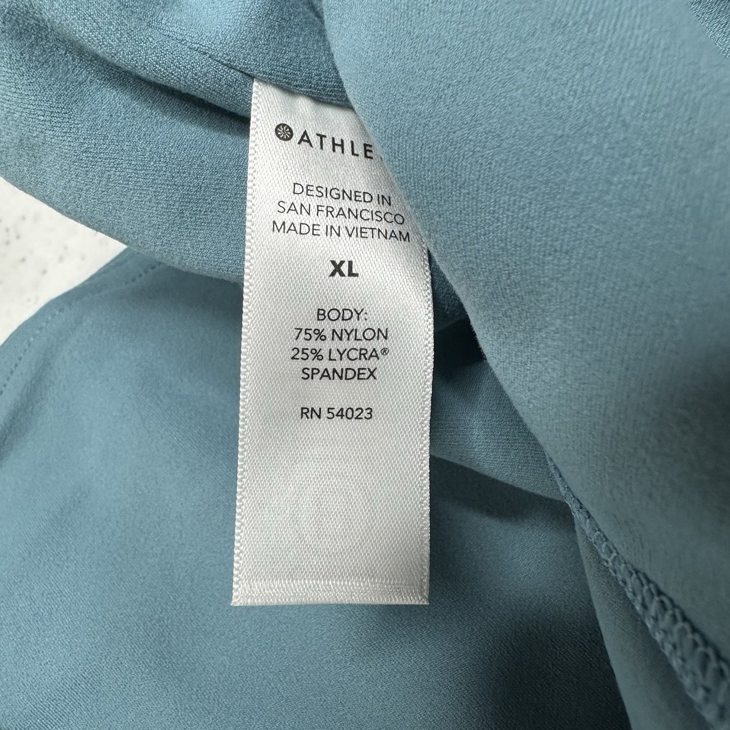 Athleta Legging Womens XL Elation Pirouette 7/8 Tight Blue Stretch Active NEW