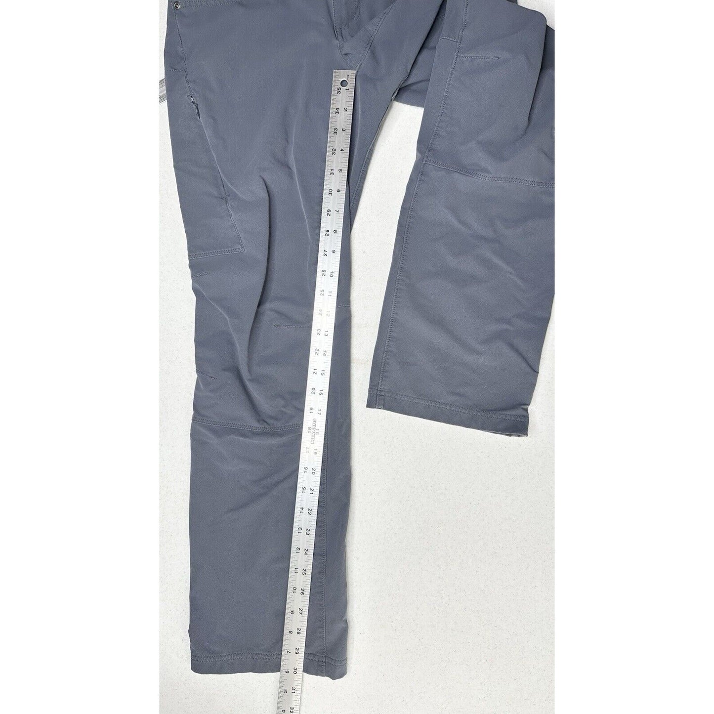 Duluth Trading Pants Womens 8 Flexpedition Bootcut Gray Hiking Gorpcore *Flaws