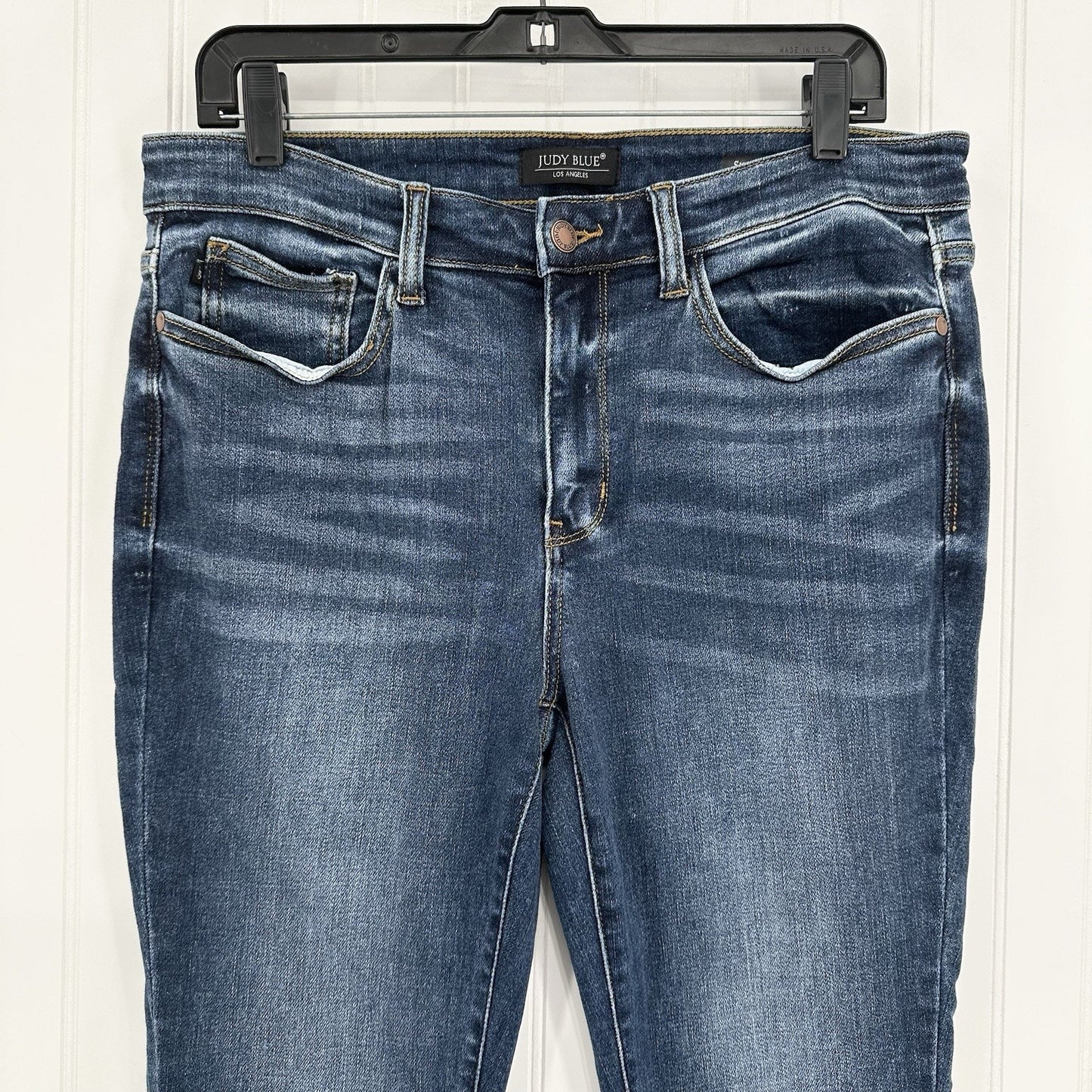 Judy Blue Jeans Womens 13 31 Skinny Blue Stretch Denim Comfort Casual EUC