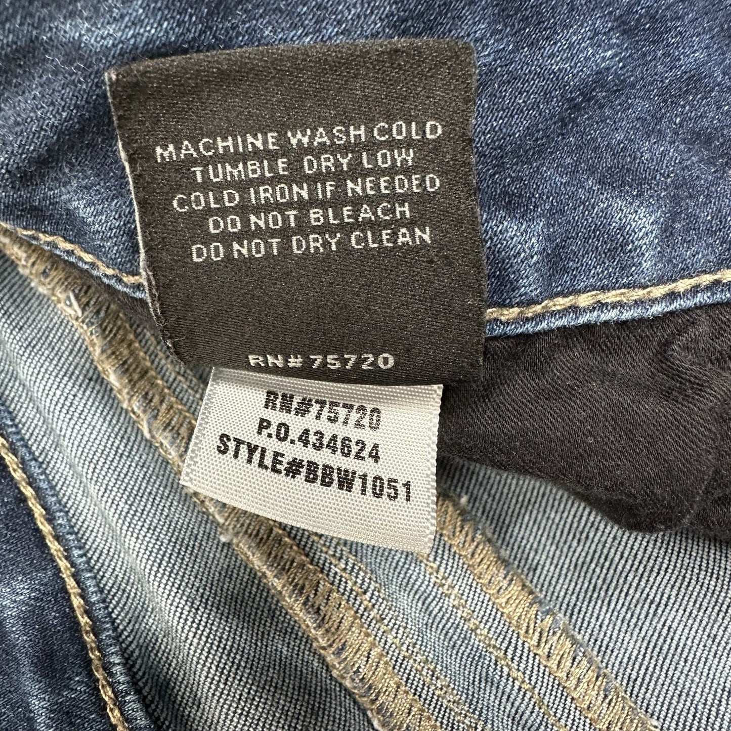 Buckle Black Jeans Womens 36x32 Fit 93 Straight Blue Denim Dark Wash Western