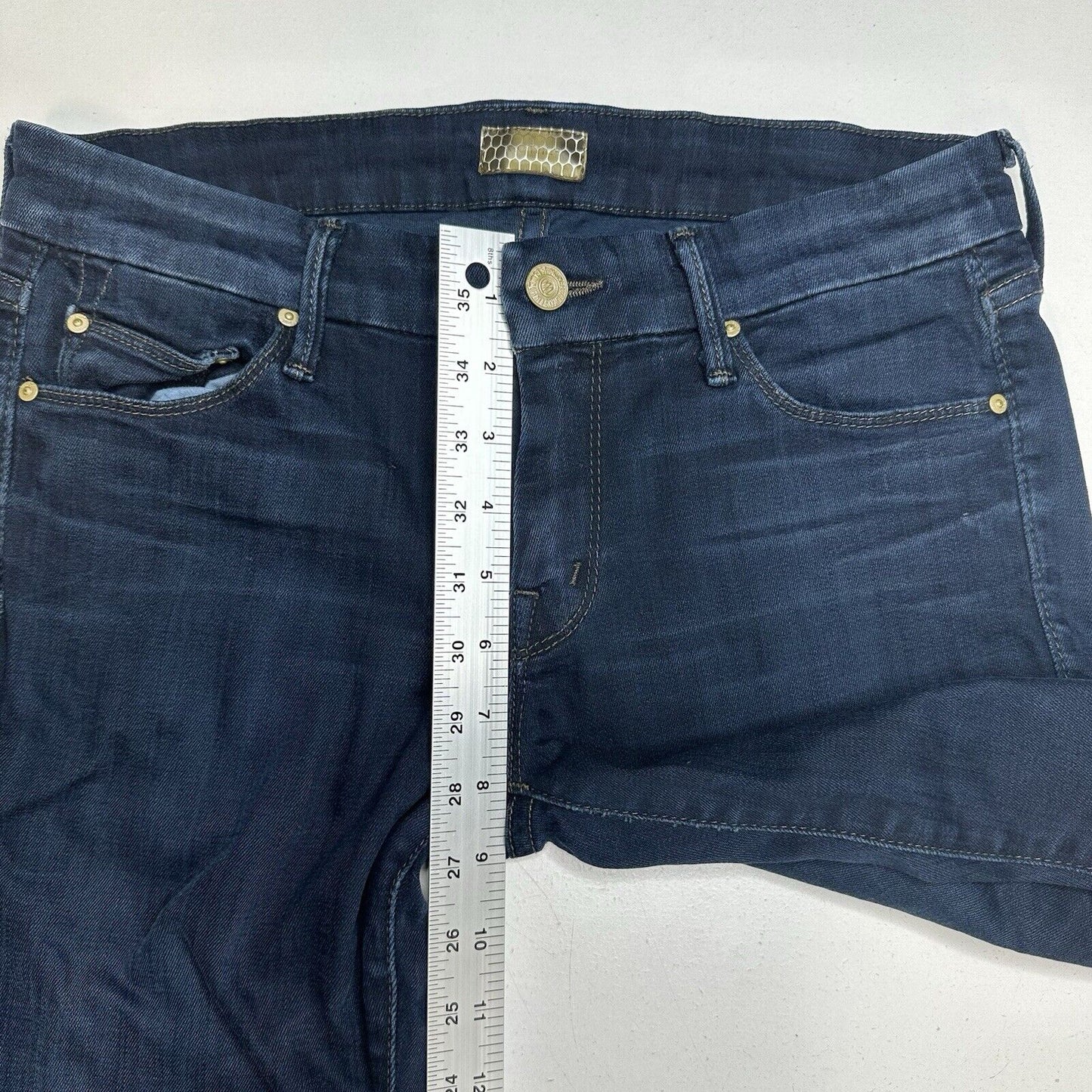 Mother Jeans Womens 29 The Looker Blue Skinny Denim Missing Hour *No Size Tag