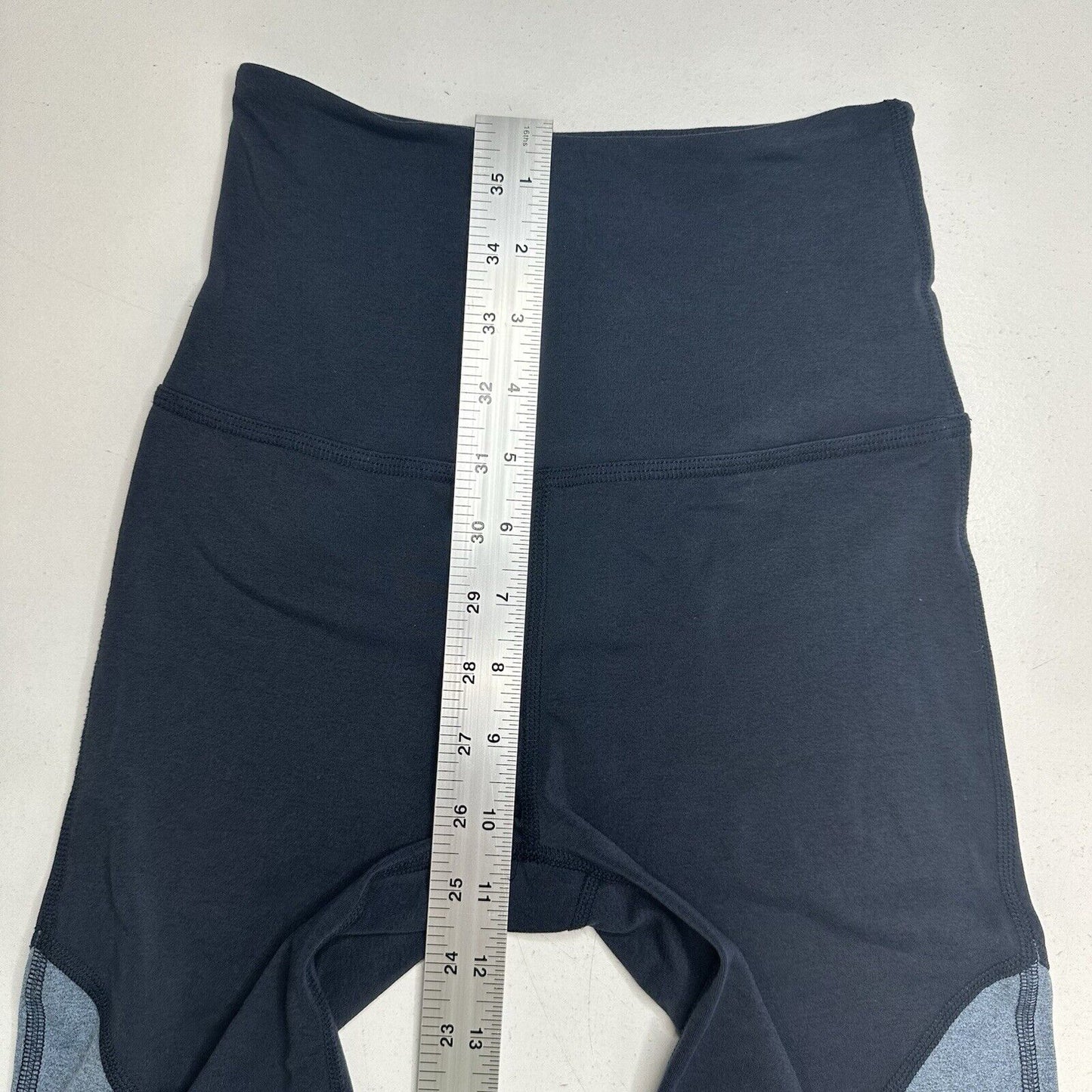 Beyond Yoga Legging Womens Small Blue High Waist Colorblock Training Workout