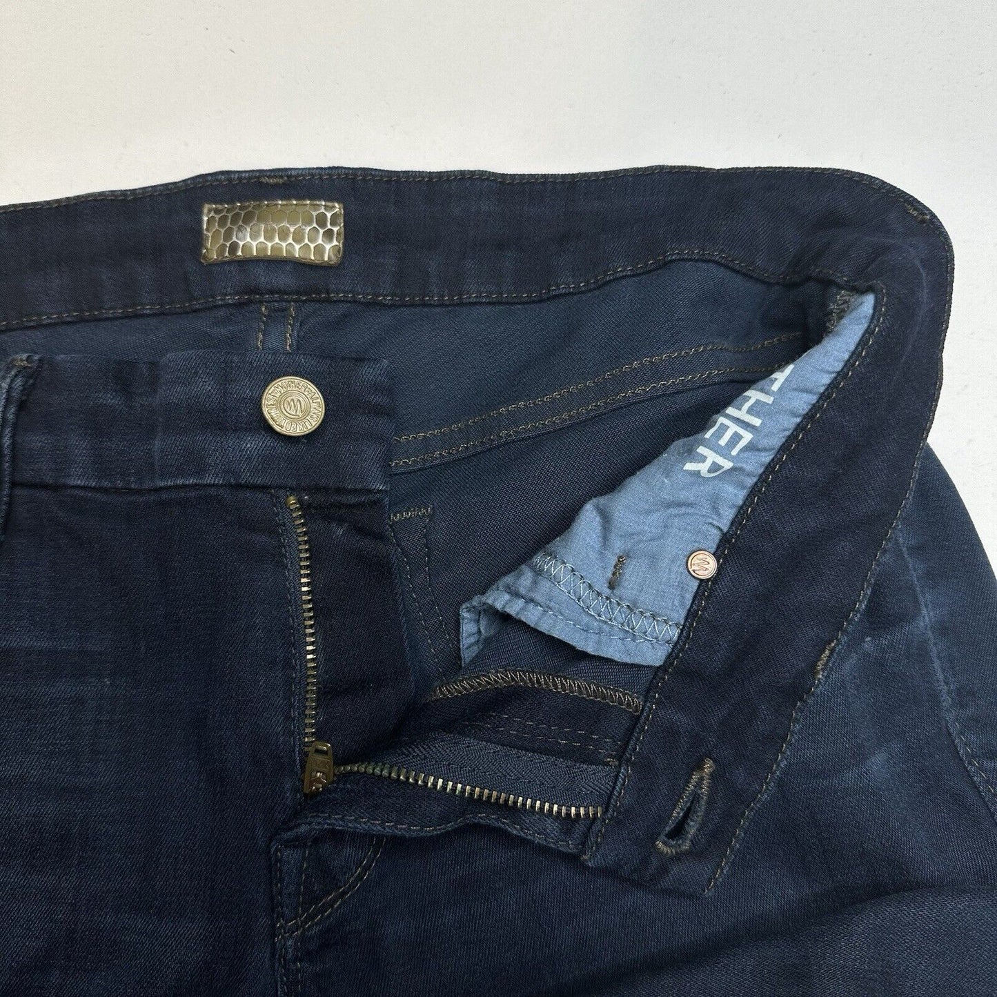 Mother Jeans Womens 29 The Looker Blue Skinny Denim Missing Hour *No Size Tag