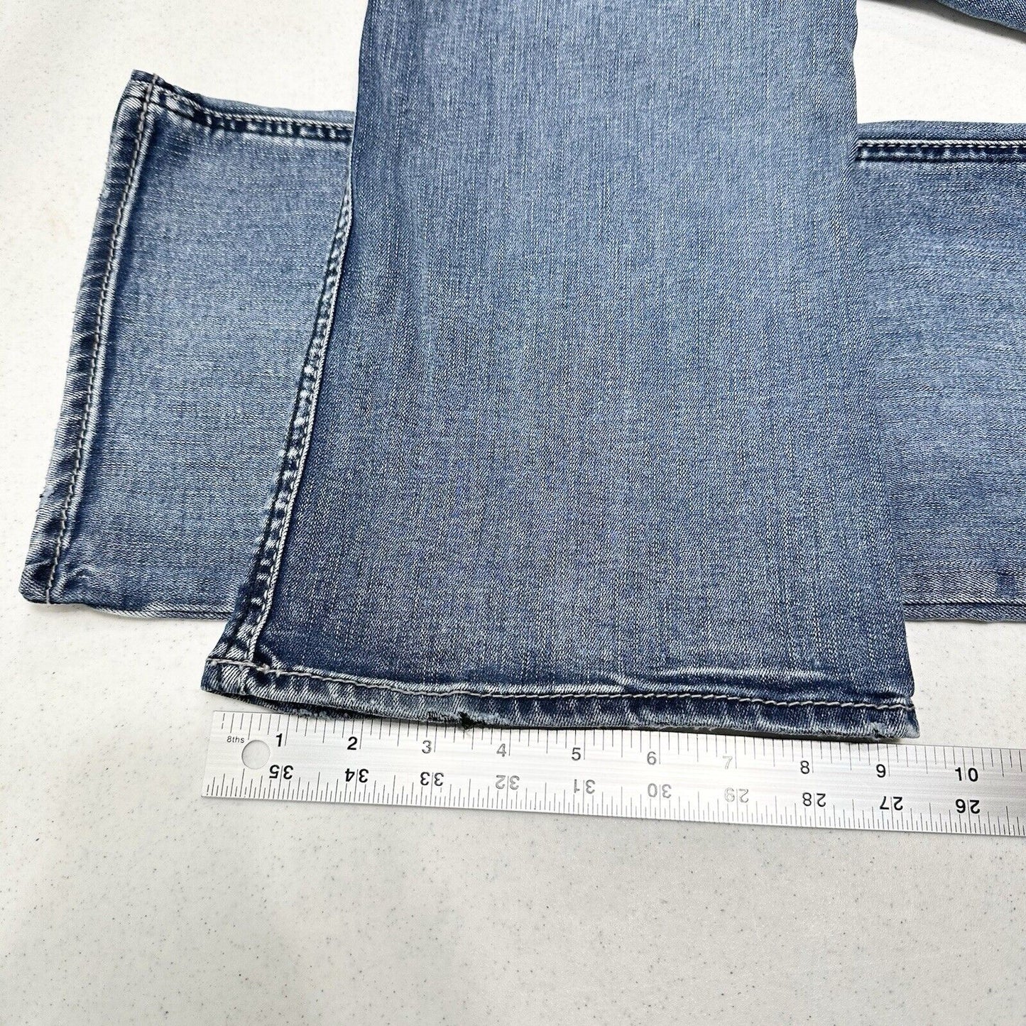 Silver Jeans Womens 33 Suki Slim Boot Curvy Midrise Blue Bootcut Denim Western