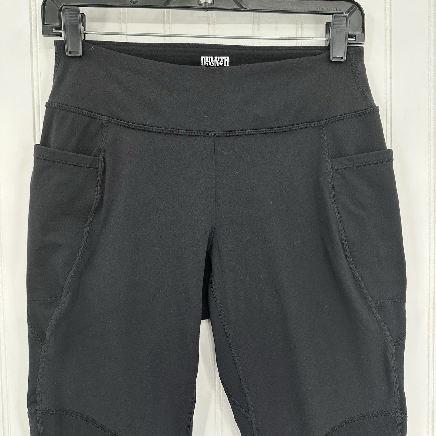 Duluth Trading Pants Womens Small Noga Reinforced Legging Black Athleisure Work