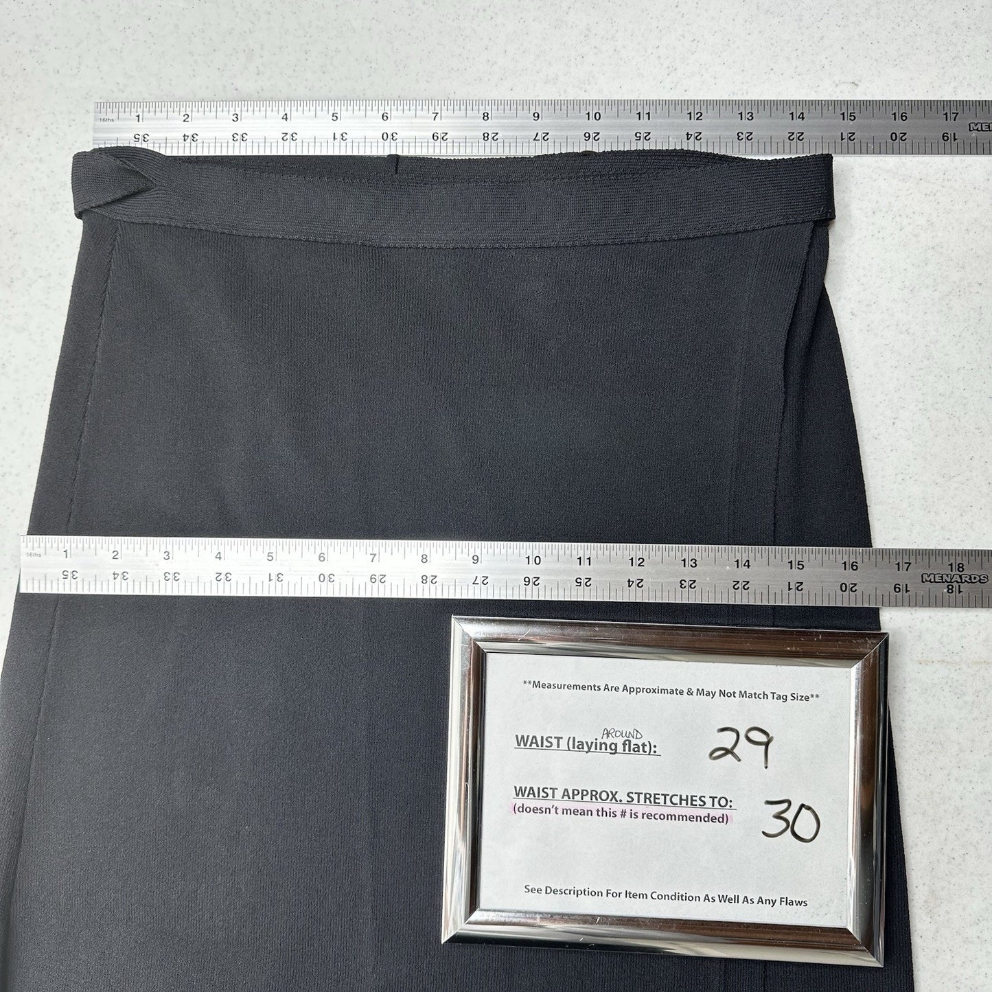 Scanlan Theodore Skirt Women Medium Crepe Knit Wrap Mini Black Minimalist Luxury
