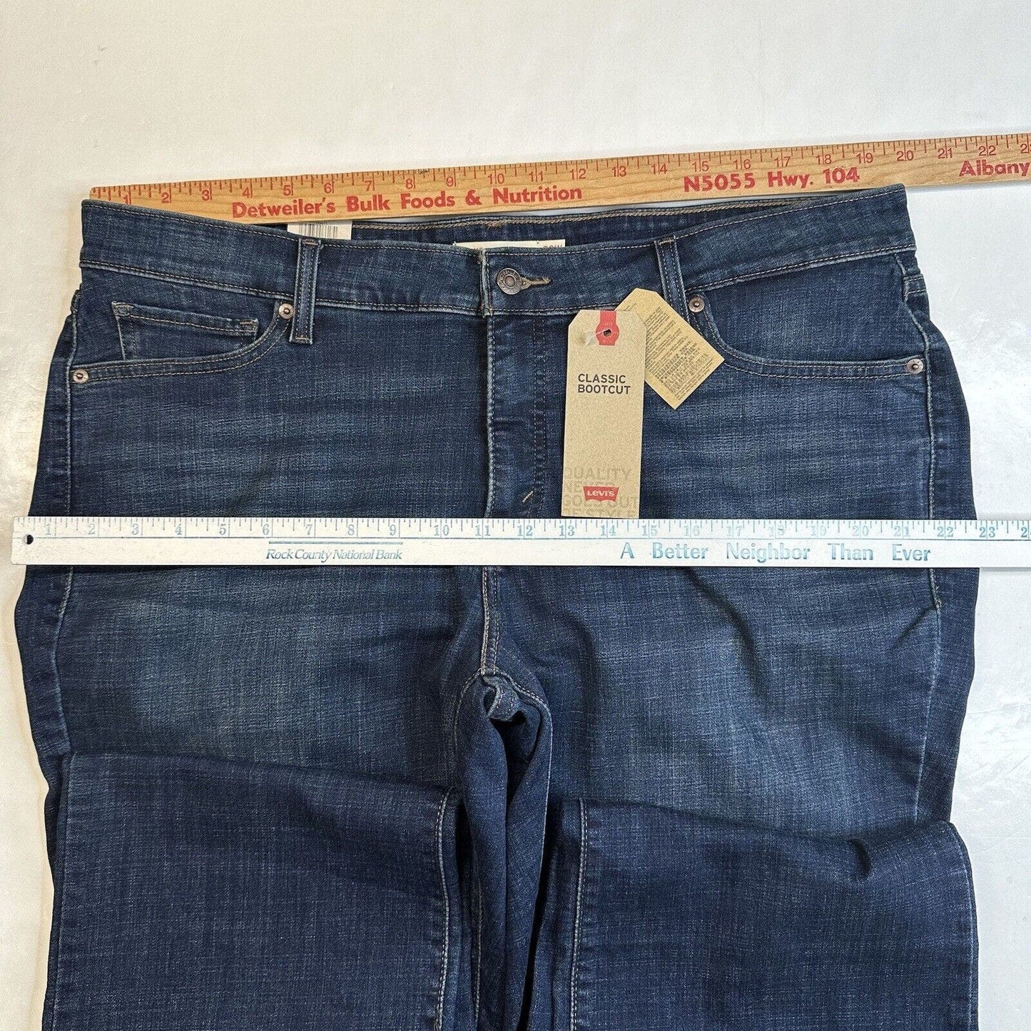 Levis 415 Jeans Womens 20W Classic Bootcut Blue Stretch Denim Western Cowboy NEW