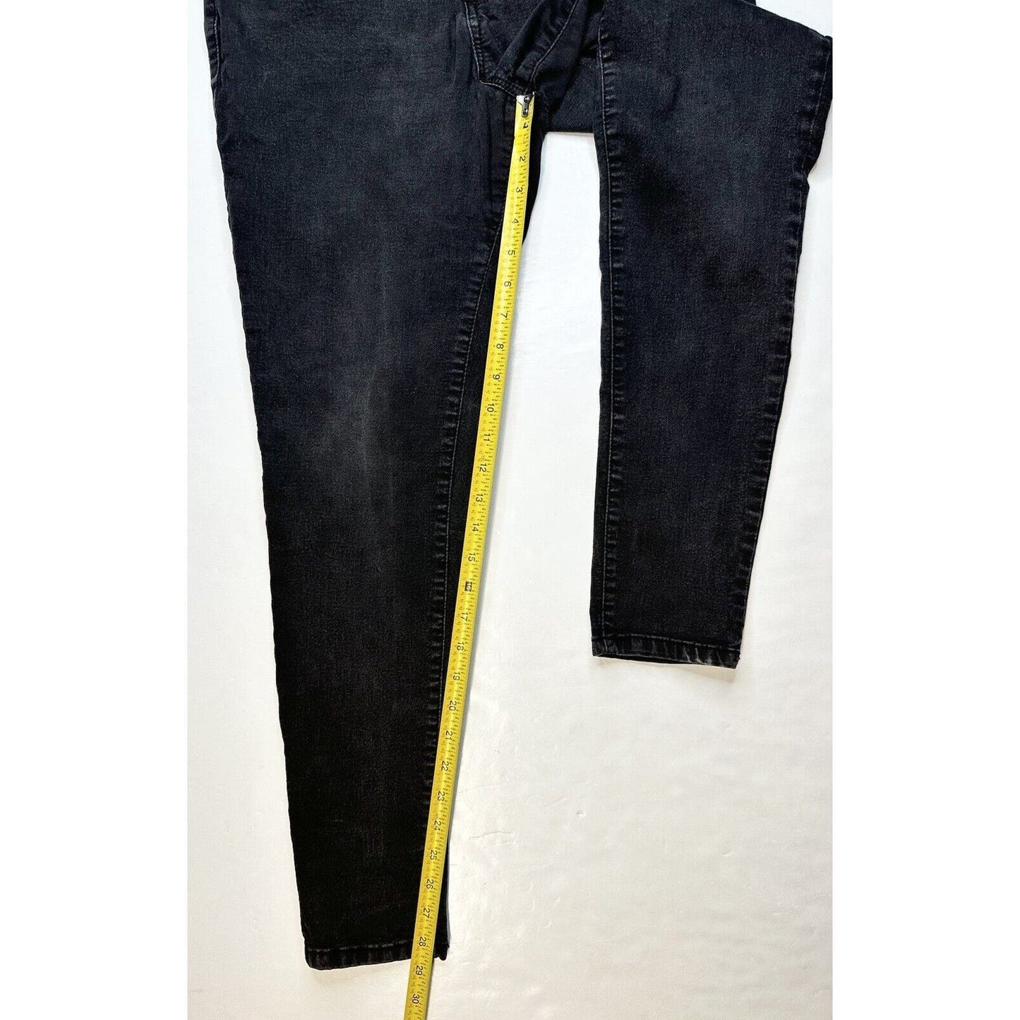 Democracy Jeans Womens 14 Skinny Ab Technology Black Stretch Denim Slimming